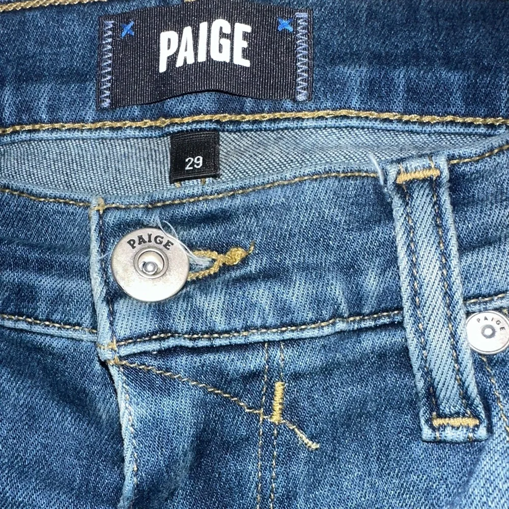 PAIGE Blue Skinny Jeans Versatile Style